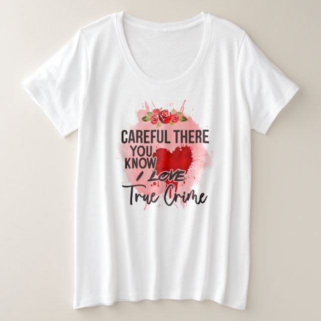 Camiseta básica de tamanho superior para mulheres (Frente do Design)