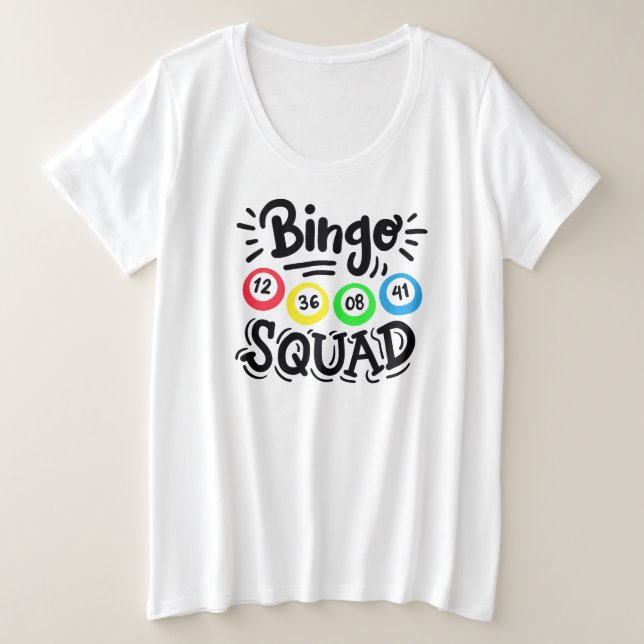 Camiseta básica de tamanho superior para mulheres (Frente do Design)