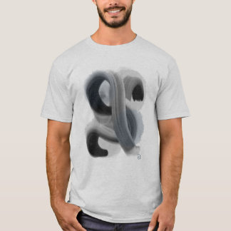 Camiseta Básica de Trabalho de arte de Abstrato mi