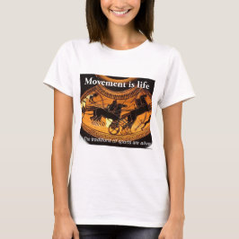 Camiseta básica de uso feminino