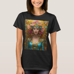 Camiseta básica de uso feminino