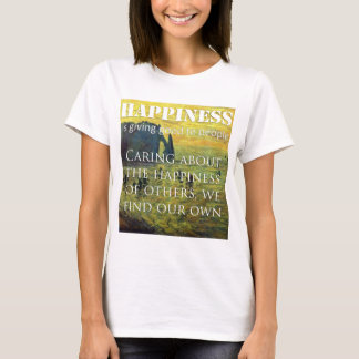 Camiseta básica de uso feminino