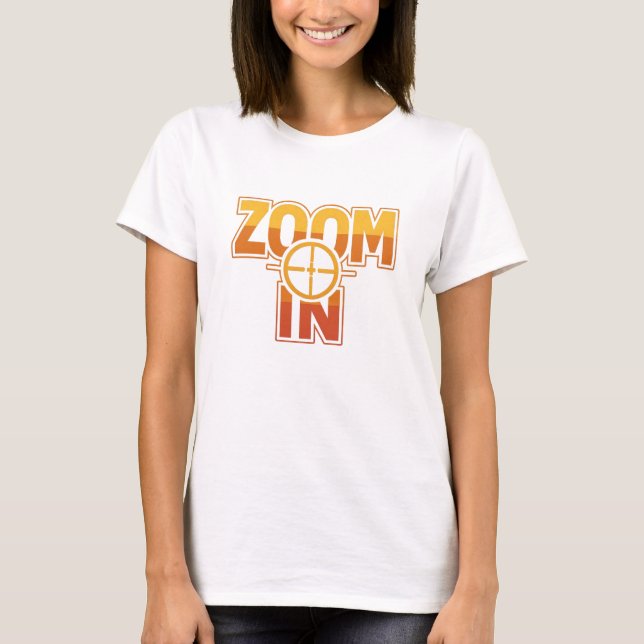 Camiseta básica de uso feminino (Frente)