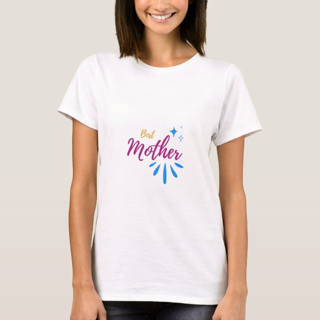 Camiseta básica de uso feminino (Frente)