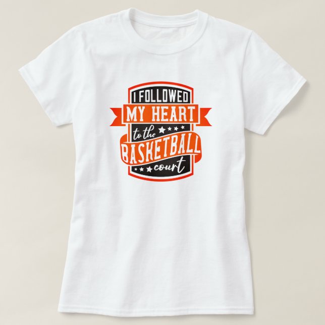 Camiseta básica de uso feminino (Frente do Design)