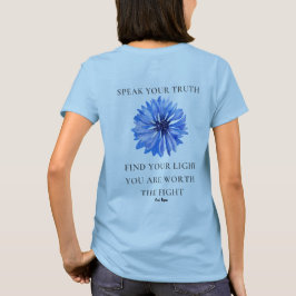 Camiseta básica de uso feminino