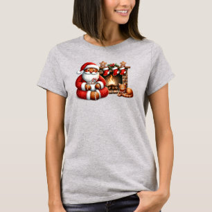 Camiseta básica de uso feminino