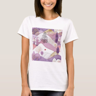 Camiseta básica de uso feminino