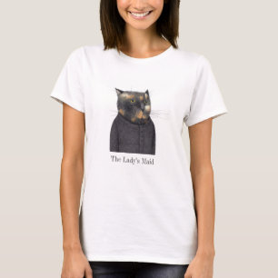 Camiseta básica de uso feminino, CAT MAID da LADY