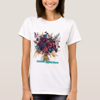 Camiseta básica de uso feminino monograma