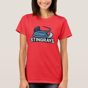 Camiseta básica de uso feminino (Stingrays)