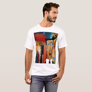 Camiseta básica de uso masculino