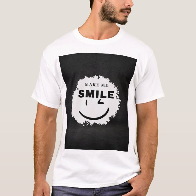 Camiseta básica de uso masculino (Frente)