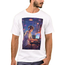 Camiseta básica de uso masculino