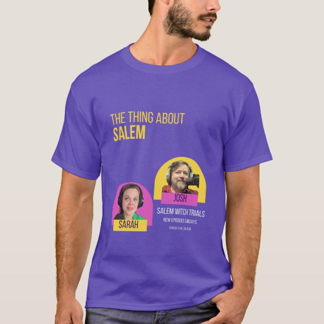 Camiseta básica de uso masculino (Frente)