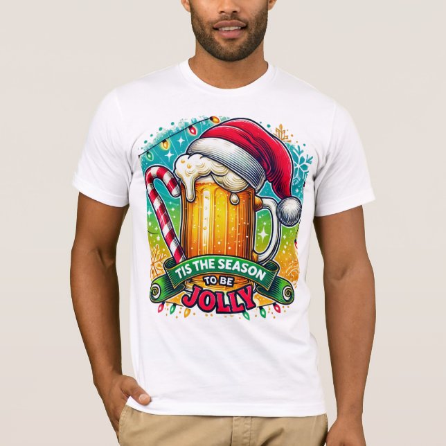 Camiseta básica de uso masculino (Frente)