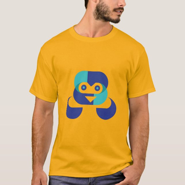 Camiseta básica de uso masculino (Frente)