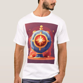 Camiseta básica de uso masculino