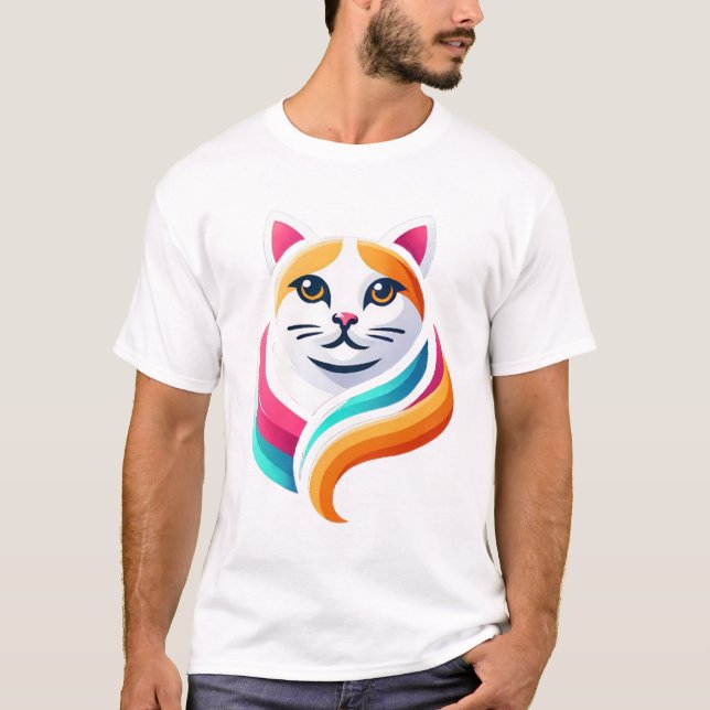 Camiseta básica de uso masculino (Frente)
