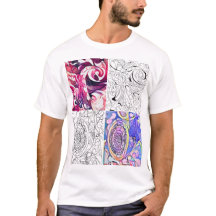 Camiseta básica de uso masculino