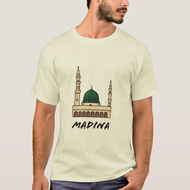 Camiseta básica de uso masculino (Frente)