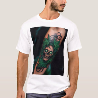 Camiseta básica de uso masculino