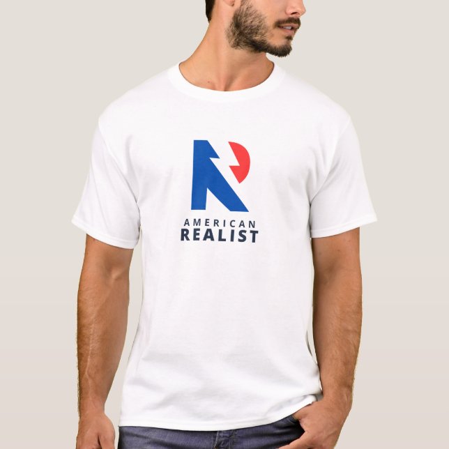 Camiseta básica de uso masculino (Frente)