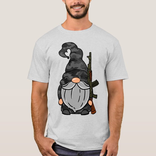 Camiseta básica de uso masculino (Frente)
