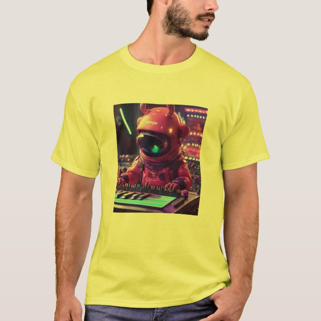 Camiseta básica de uso masculino (Frente)