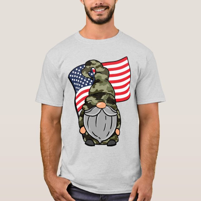 Camiseta básica de uso masculino (Frente)