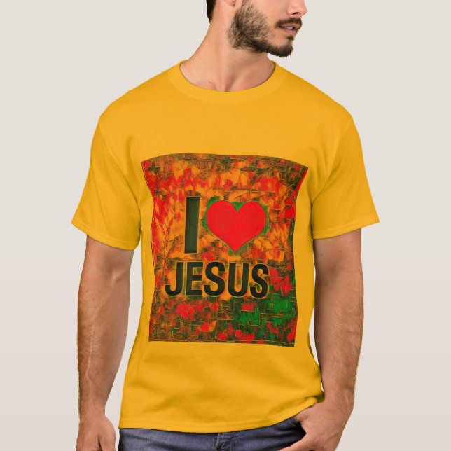 Camiseta básica de uso masculino (Frente)