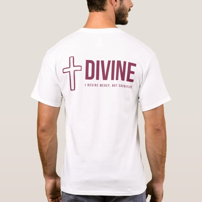 Camiseta básica de uso masculino (Verso)