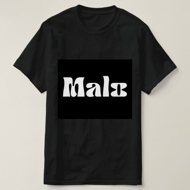 Camiseta básica de uso masculino (Frente do Design)