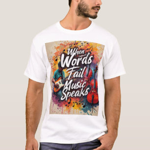 Camiseta básica de uso masculino