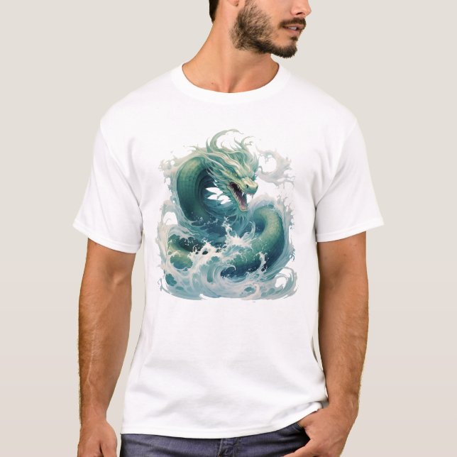 Camiseta básica de uso masculino (Frente)