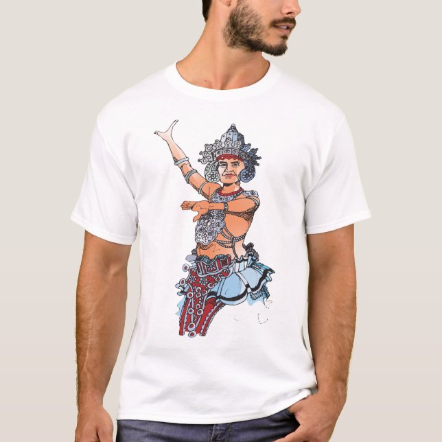 Camiseta básica de uso masculino (Frente)