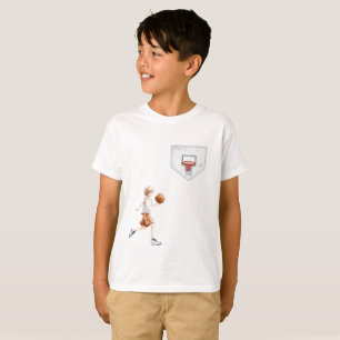 Camiseta básica de uso masculino