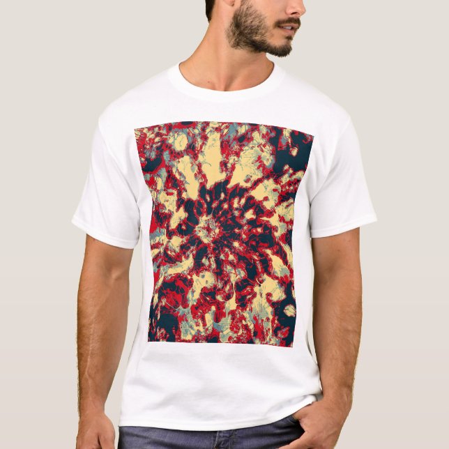 Camiseta básica de uso masculino (Frente)