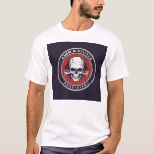 Camiseta básica de uso masculino