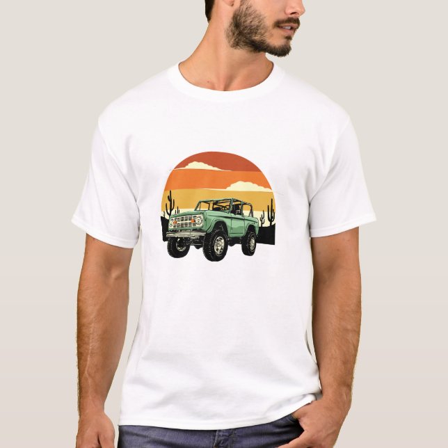 Camiseta básica de uso masculino (Frente)