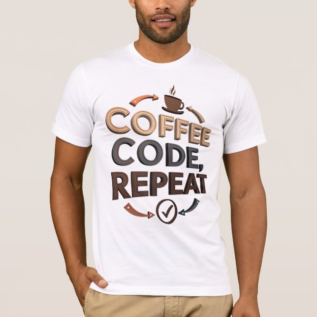 Camiseta básica de uso masculino (Frente)