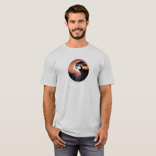 Camiseta básica de uso masculino