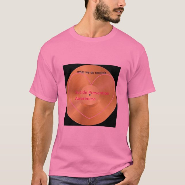 Camiseta básica de uso masculino (Frente)