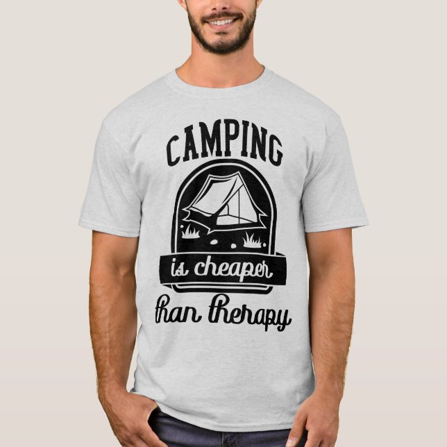 Camiseta básica de uso masculino (Frente)