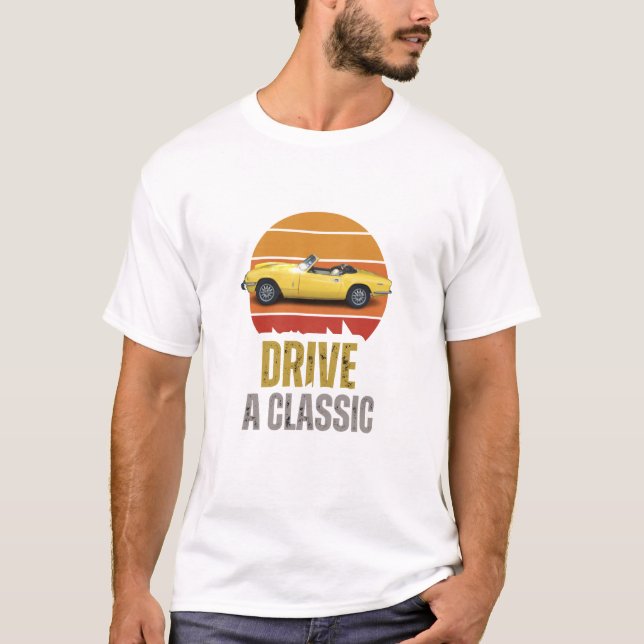 Camiseta básica de uso masculino (Frente)