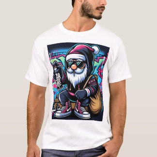 Camiseta básica de uso masculino - Papais noeis ur