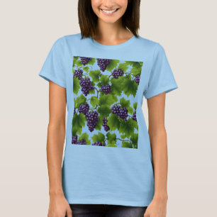 Camiseta básica de Uvas Roxas