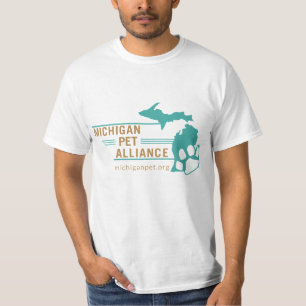 Camiseta básica de valor masculino do MPA