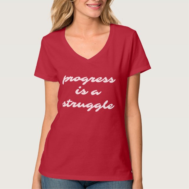 Camiseta Básica de Vísceras para Mulheres do Progr (Frente)