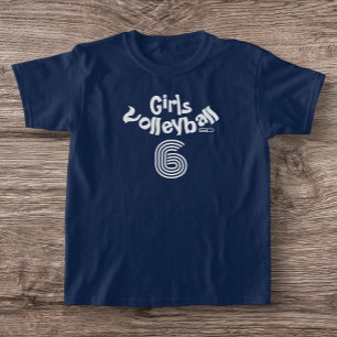Camiseta Básica de Voleibol das Meninas ISD